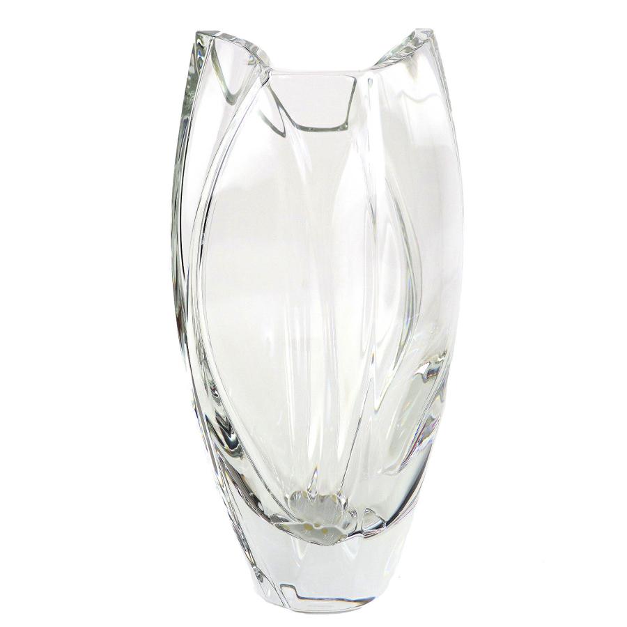 極美品△Baccarat バカラ Giverny ジベルニー ベース ヴェース クリスタル 花瓶 クリア 27cm レディース 箱付き オススメ◎_2