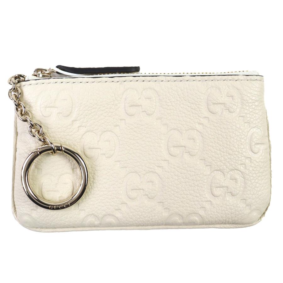 GUCCI（グッチ） 未使用品△GUCCI 815891 GGエンブレム キーポーチ