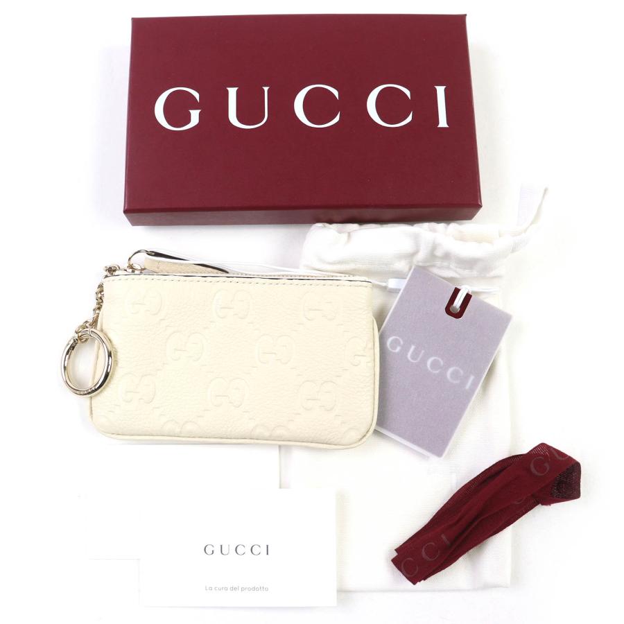 GUCCI（グッチ） 未使用品△GUCCI 815891 GGエンブレム キーポーチ