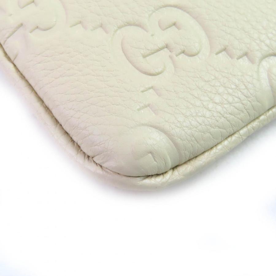 GUCCI（グッチ） 未使用品△GUCCI 815891 GGエンブレム キーポーチ