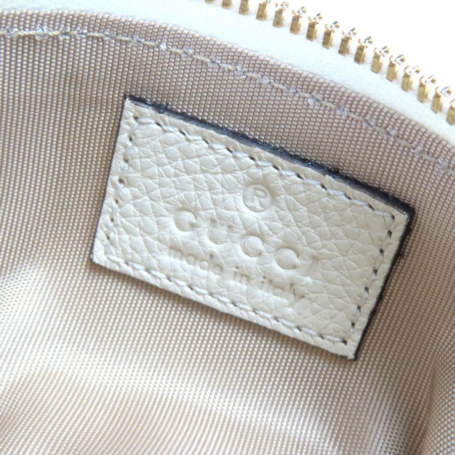 GUCCI ケース・小銭入れ GUCCI グッチ マイクログッチシマ ミニコインケース 小銭入れ ブラック