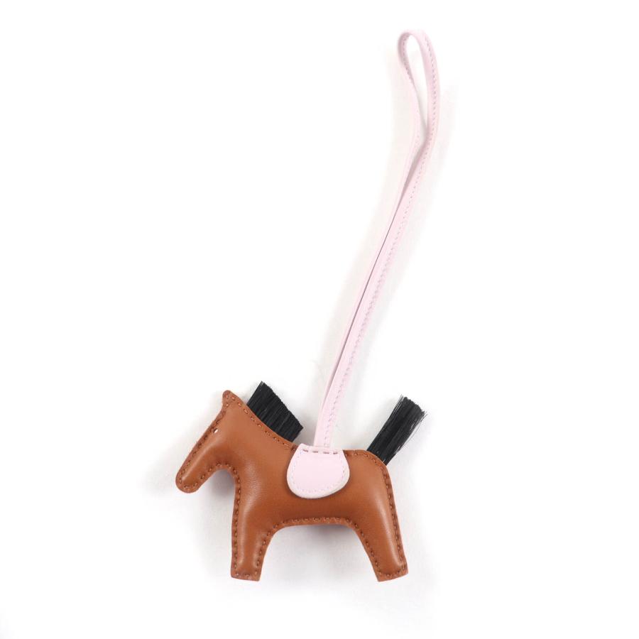 極美品★HERMES エルメス ロデオチャーム クラン PM ゴールド/モーヴペール/ブラック アニョーミロ バッグチャーム B刻印 箱付き 仏製 HERMES（エルメス） 極美品☆HERMES ロデオチャーム クラン PM