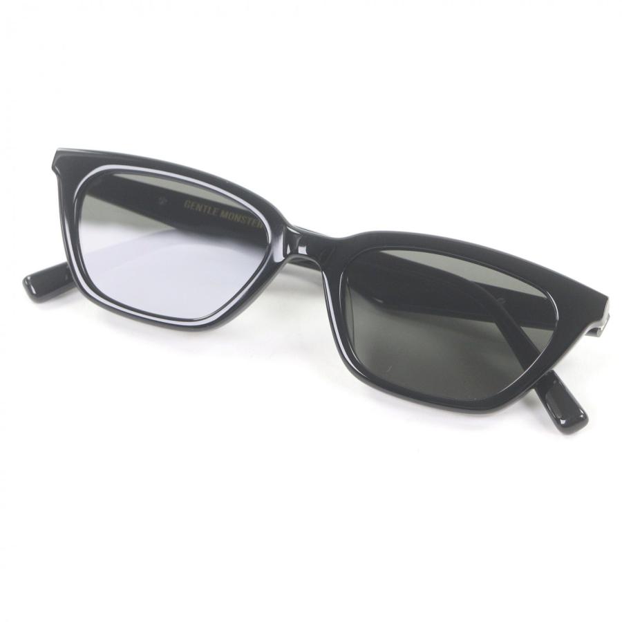 【美品】DG ストーン付き ブラックサングラス表参道店舗購入 極美品□GENTLE MONSTER ジェントルモンスター LOTI-01 三代目JSB 登坂