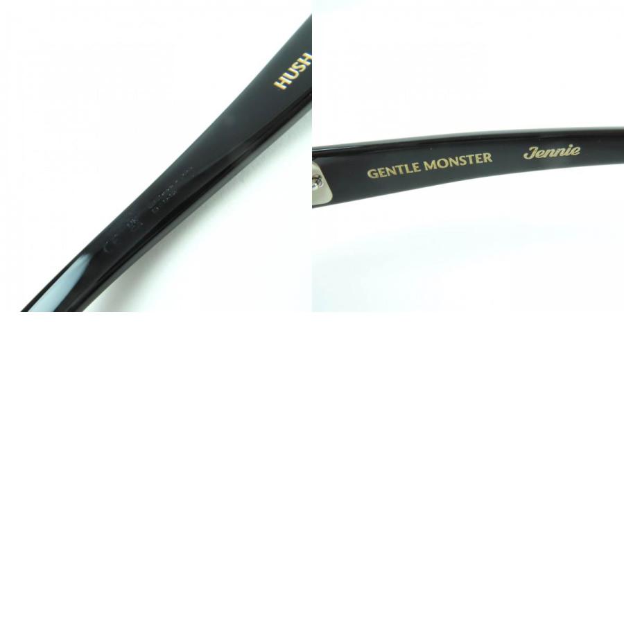 極美品☆GENTLE MONSTER ジェントルモンスター HUSH JENNY ジェニーコラボ オーバル サングラス ブラック シルバー 22□19 145 箱付き レディース 極美品☆GENTLE MONSTER ジェントルモンスター HUSH JENNY ジェニー