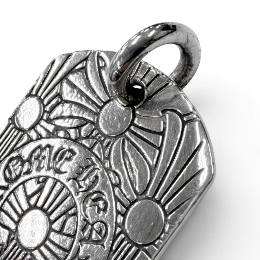 良品□CHROME HEARTS クロムハーツ D TAG LRG GOD BLESS SV925 ラージ