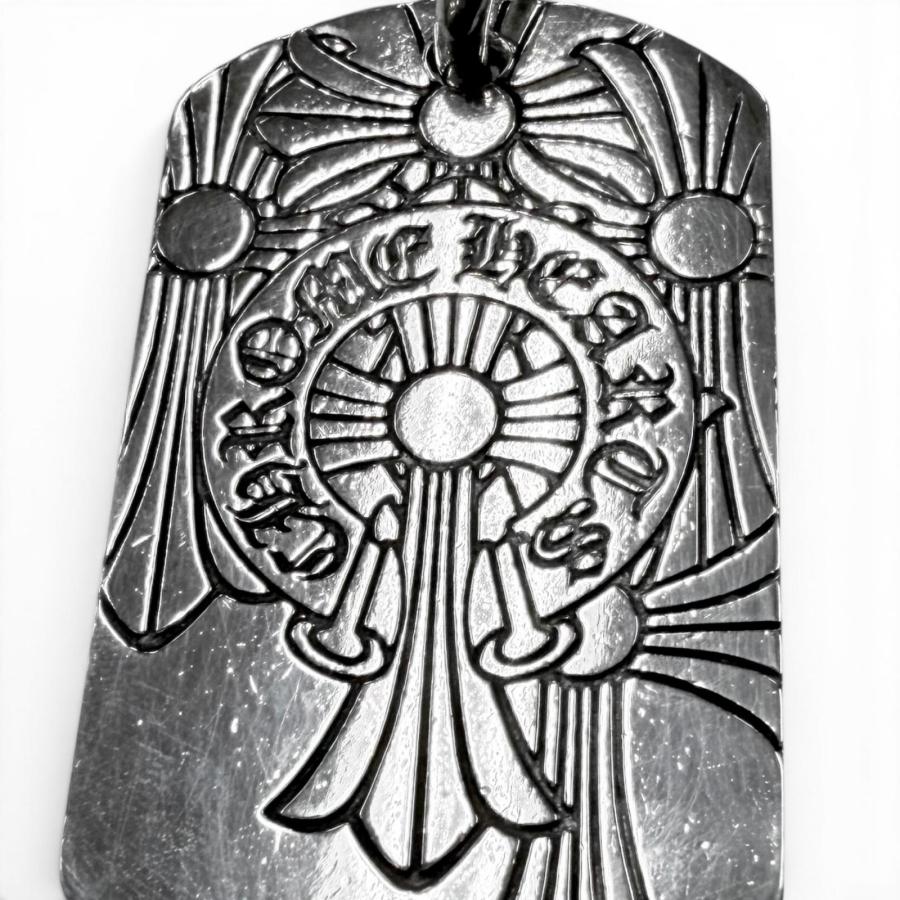 クロムハーツゴッドブレス 良品□CHROME HEARTS クロムハーツ D TAG LRG GOD BLESS SV925 ラージ