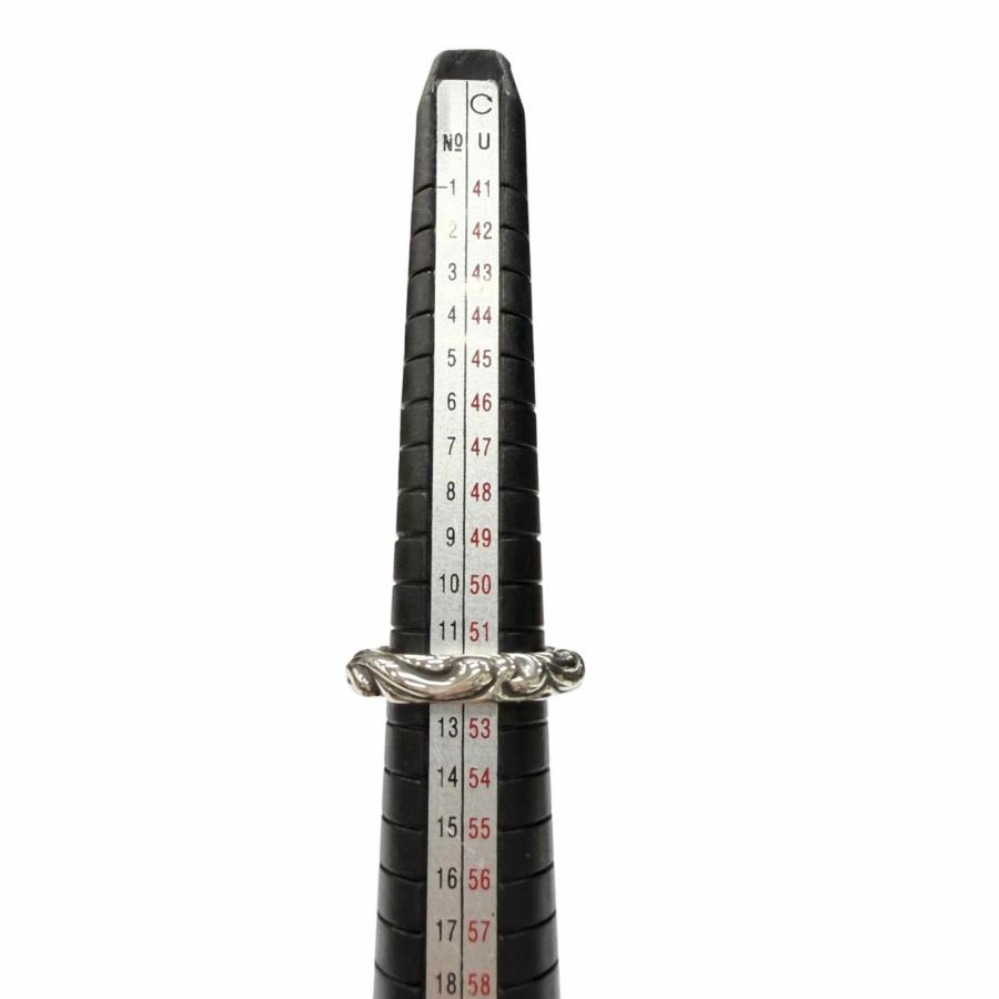 極美品▽CHROME HEARTS クロムハーツ スクロールバンド 925 リング