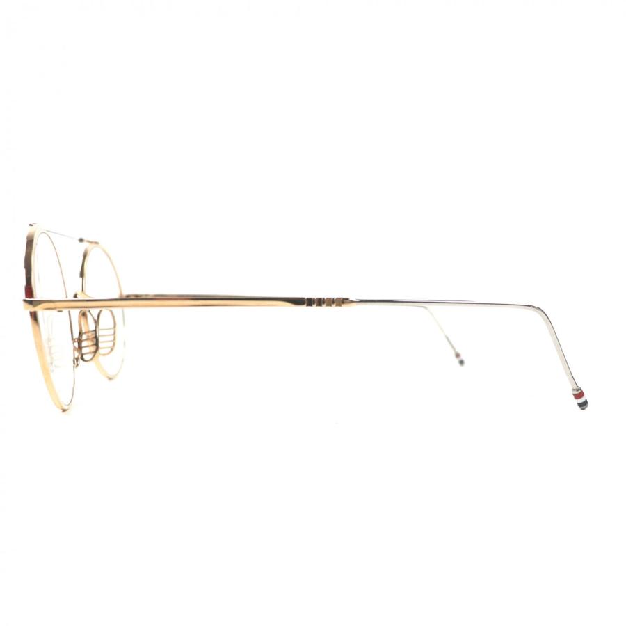 美品▽THOM BROWNE トムブラウン TBX910-49-01 ツーブリッジ メガネ