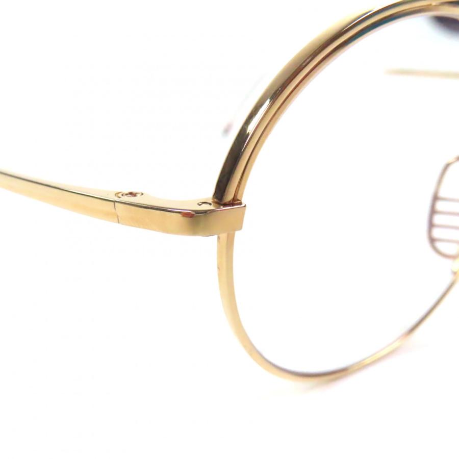 美品▽THOM BROWNE トムブラウン TBX910-49-01 ツーブリッジ メガネ