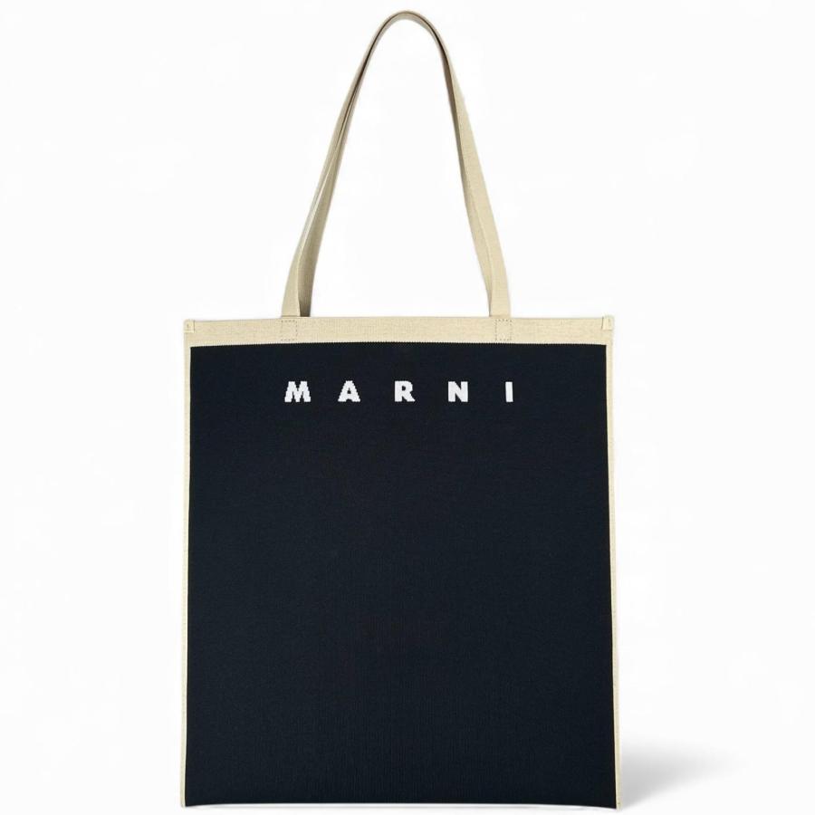 MARNI（マルニ） 極美品△MARNI SHMP0072A0 ジャガード ロゴ