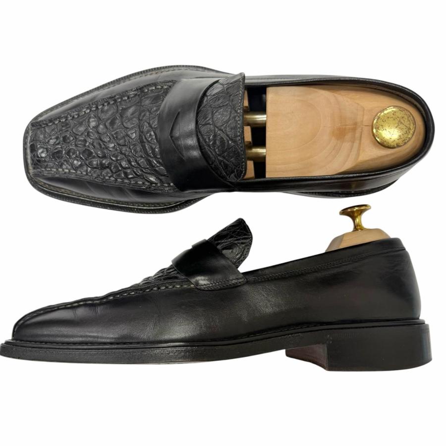 未使用 Ermenegildo Zegna COUTURE レザーローファー ドンドン見直し】美品□Ermenegildo Zegna エルメネジルドゼニア