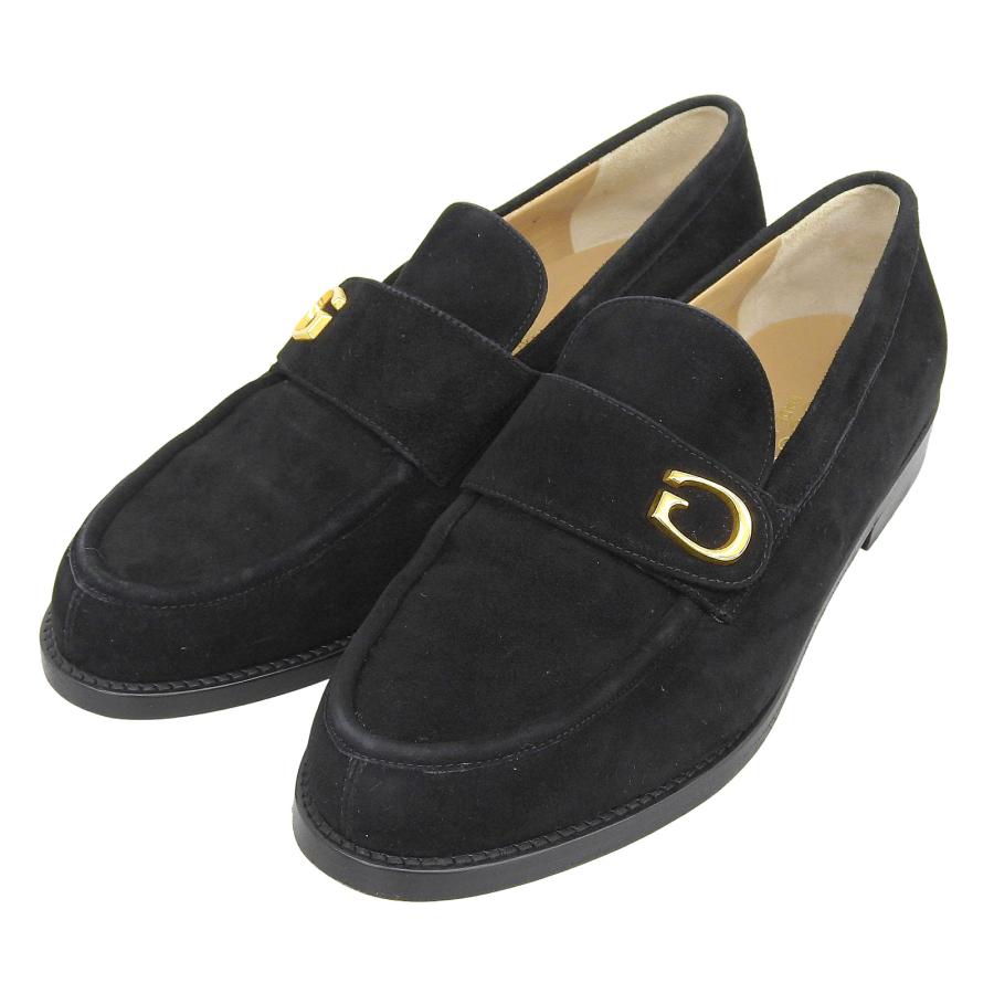 GUCCI（グッチ） 極美品△GUCCI 100 0373 Gロゴ金具 スウェード