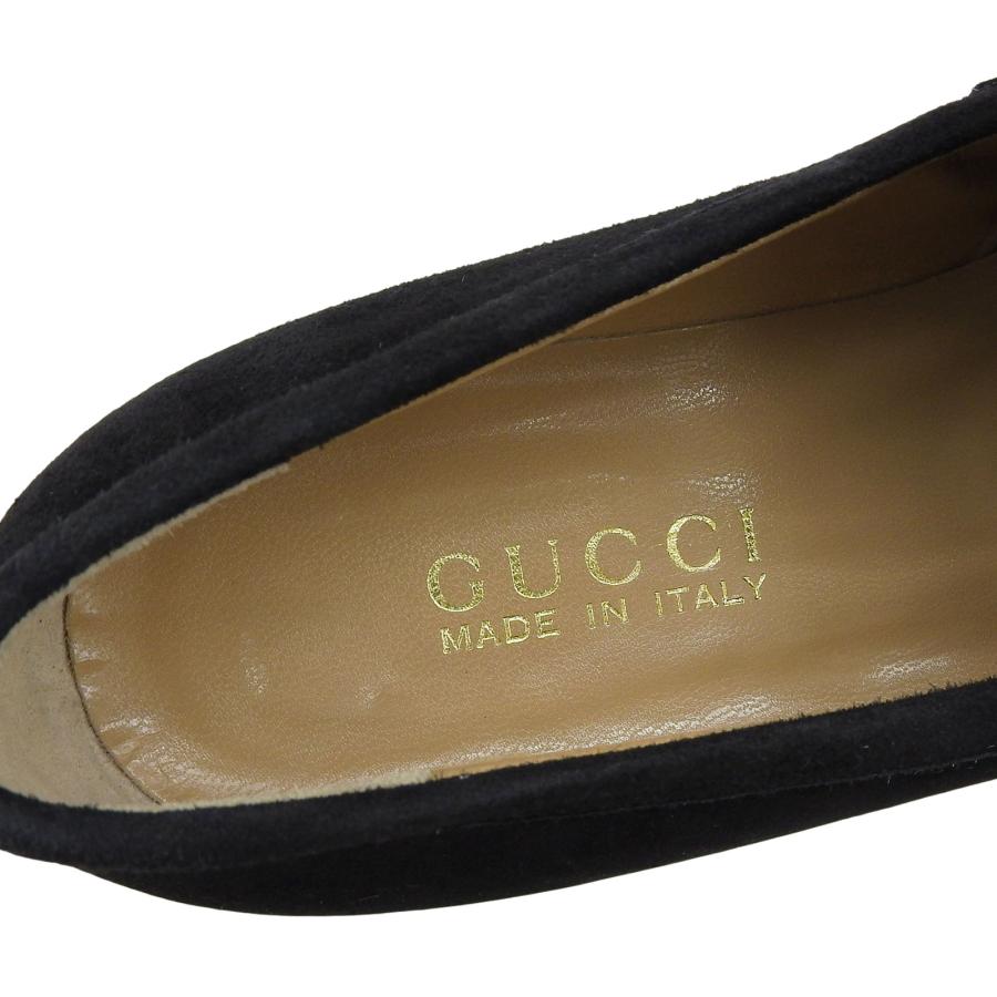 GUCCI（グッチ） 極美品△GUCCI 100 0373 Gロゴ金具 スウェード