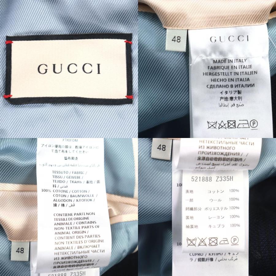GUCCI（グッチ） 未使用品○GUCCI 521888 BEE刺繍総柄 ロゴ