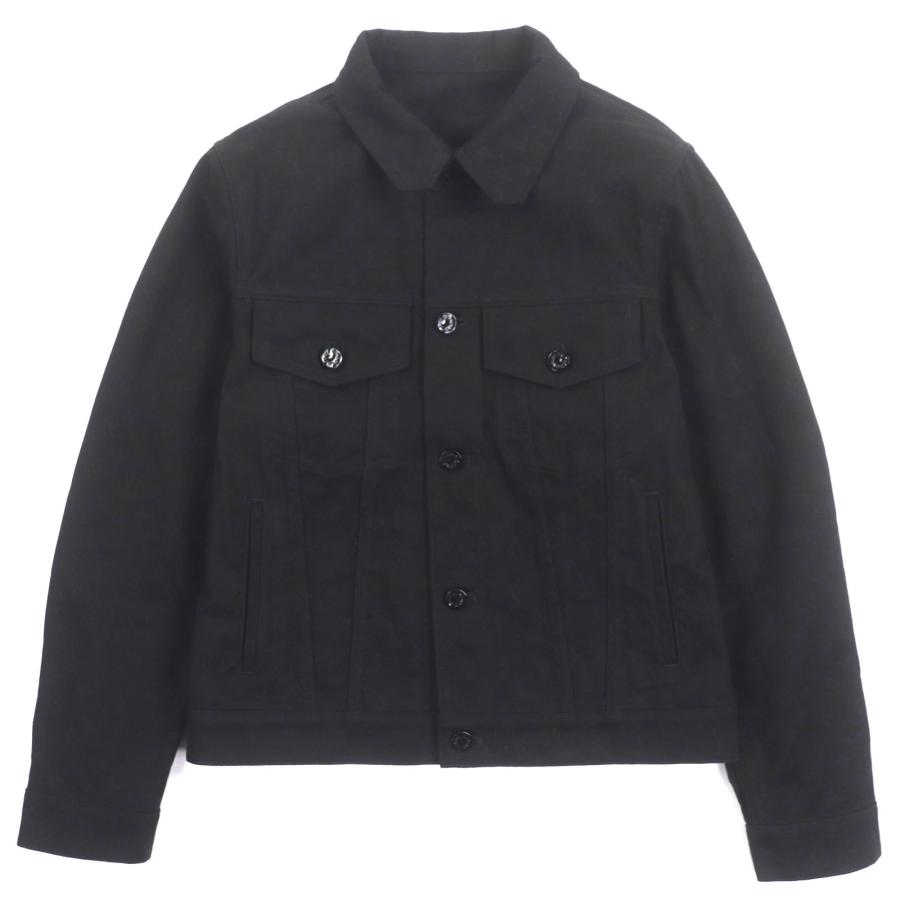 極美品▼LOUIS VUITTON ルイヴィトン 20SS HHA21W コットン100% モノグラム柄 デニムジャケット ブラック 46 イタリア製 正規品 メンズ LOUIS VUITTON（ルイ・ヴィトン） 極美品▽LOUIS VUITTON 20SS HHA21W