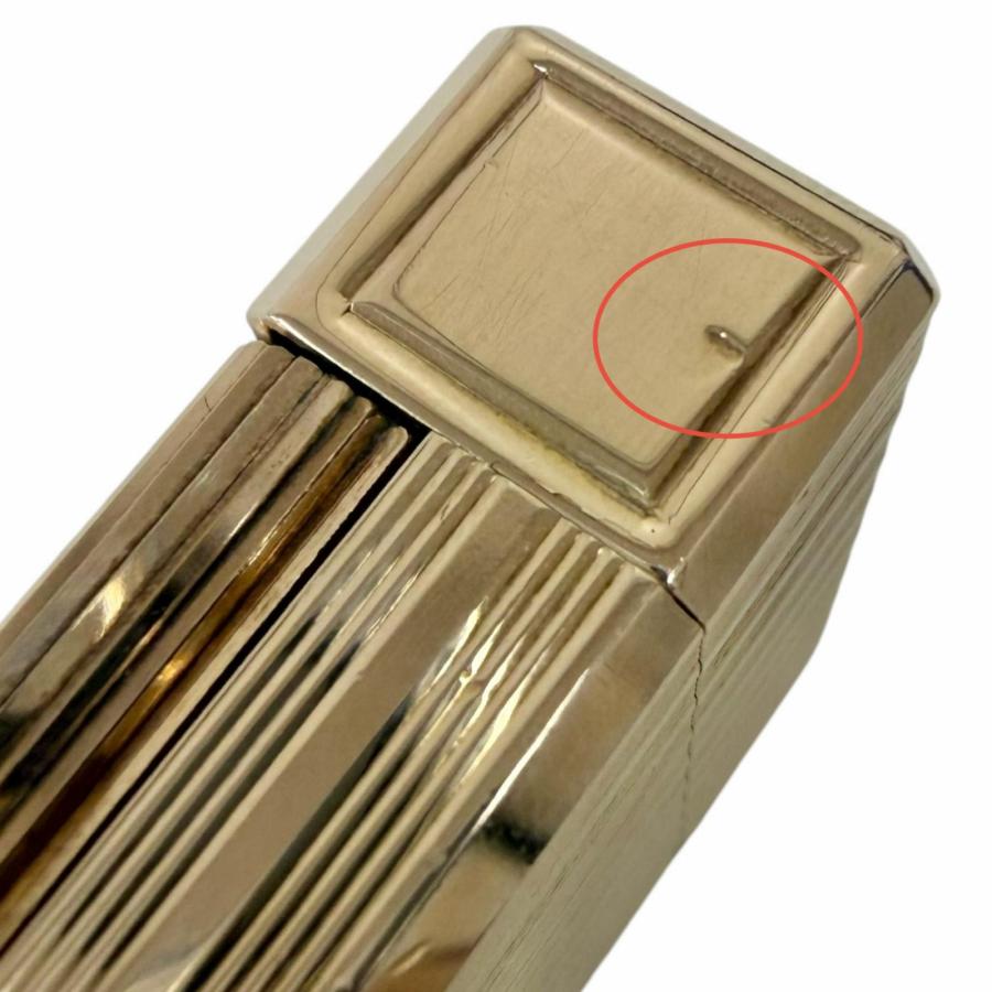美品□Dupont デュポン ライン1 ストライプ柄 GP スクエア ローラー式 