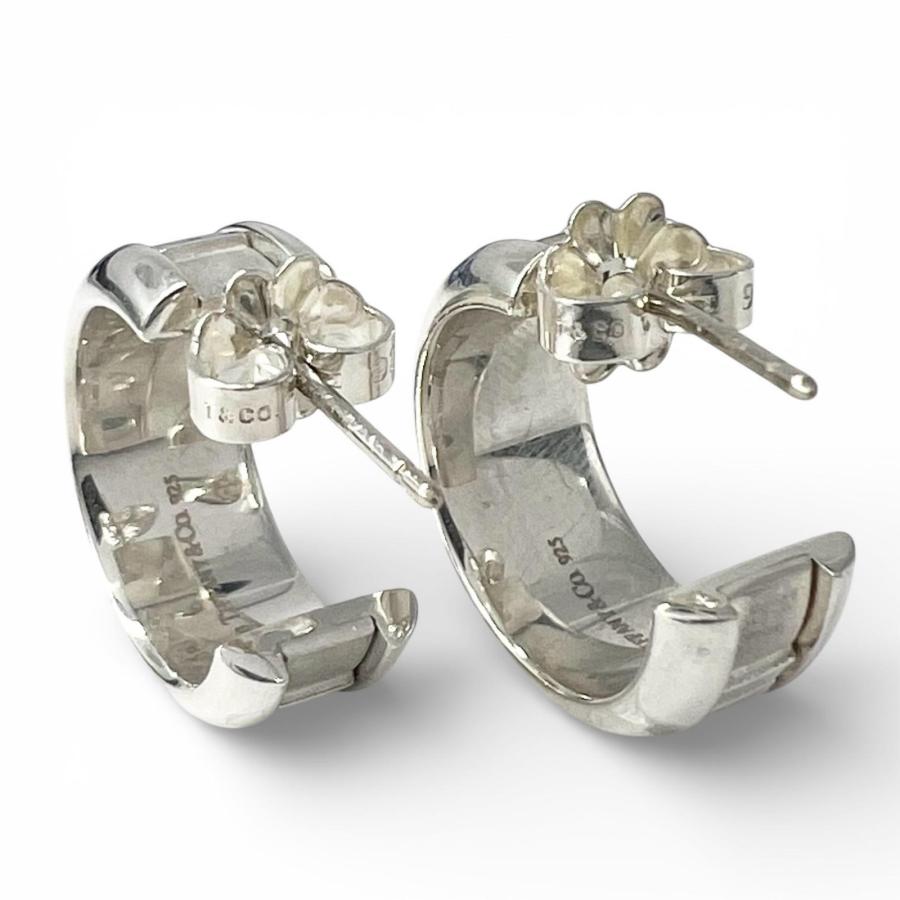 美品　TIFFANY&Co. ティファニー アトラスピアス　フープ両耳 TIFFANY&Co.（ティファニー） 極美品△TIFFANY&Co. アトラス 925