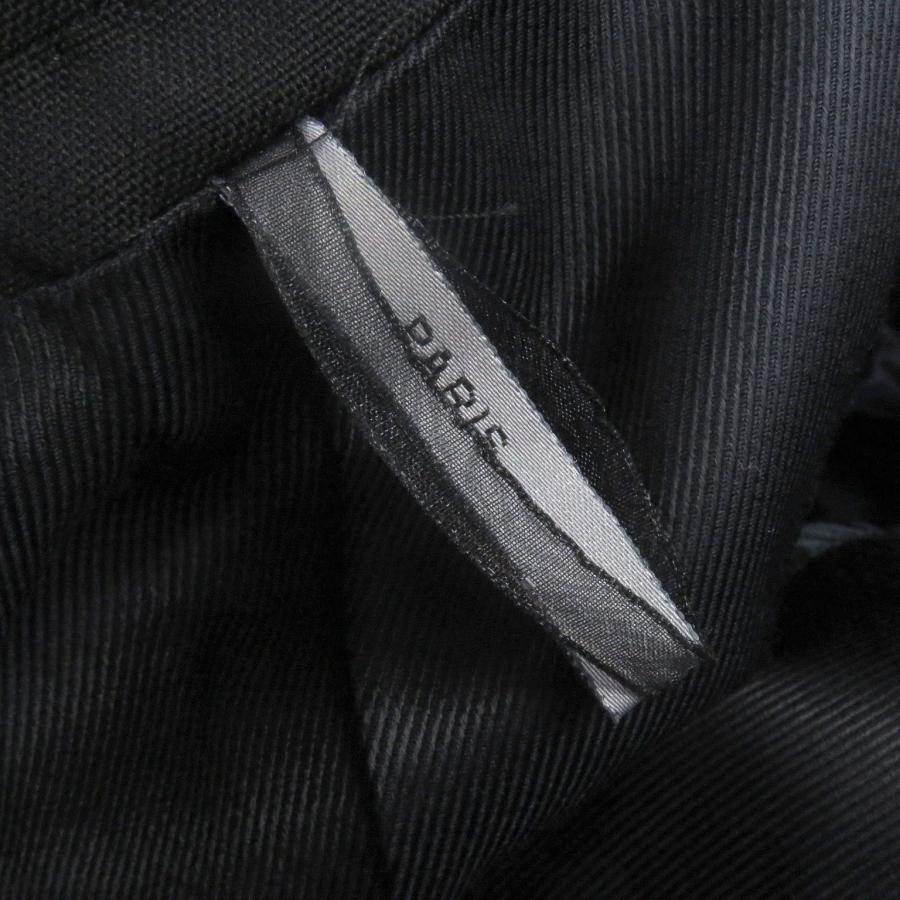 未使用品□Dior HOMME ディオールオム 8H3131360687 ロングジャケット チェスターコート ブラック 44 ハンガー付き イタリア製 正規品 メンズ 未使用品□Dior HOMME ディオールオム 8H3131360687 ロングジャケット