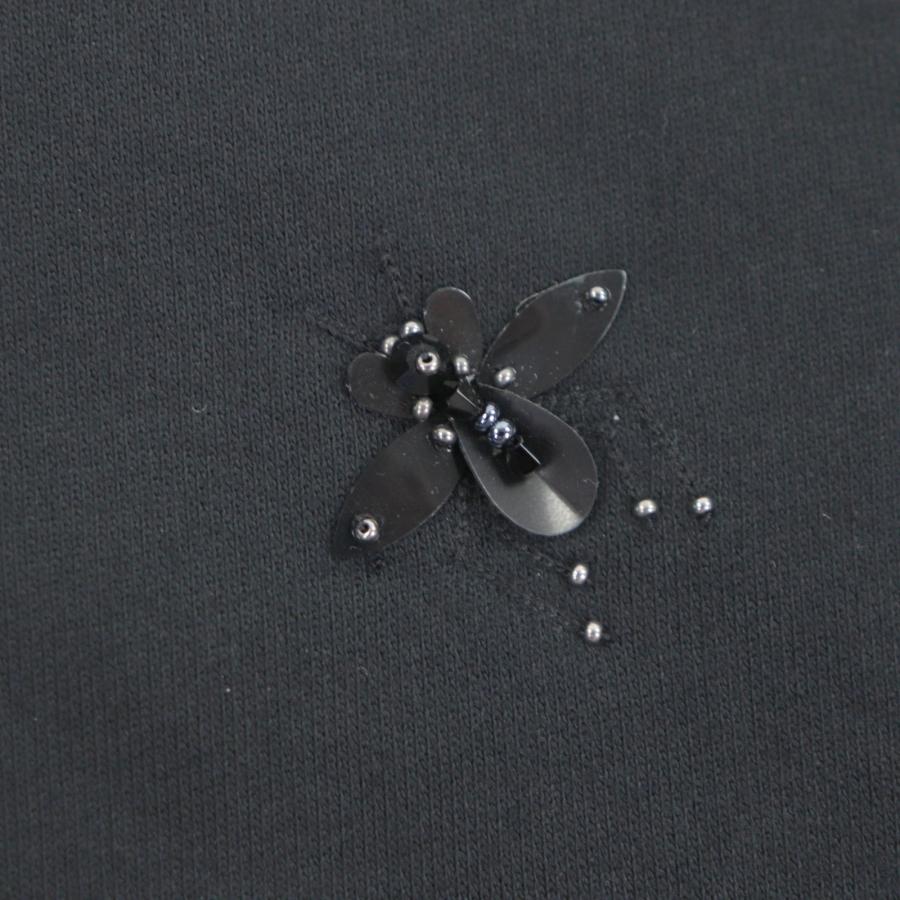 Dior HOMME ストール（黒）Bee刺繍入り 未使用品▽Dior HOMME ディオールオム 733J603W4215 beeビジュー付き
