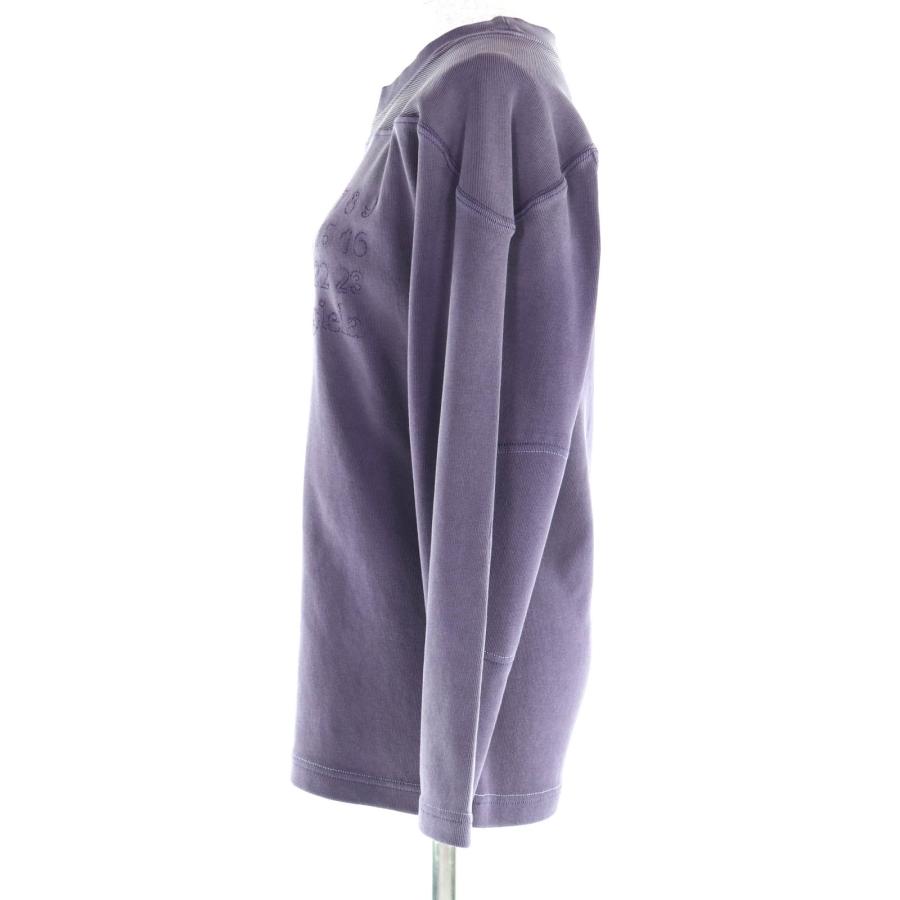 未使用品◇Maison Margiela 1 メゾンマルジェラ1 24SS S51GU0129 コットン100％ ロゴ刺繍 スウェット 長袖シャツ トレーナー XS 正規品_1