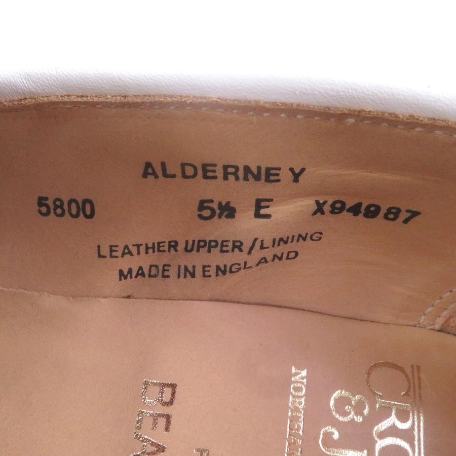 美品□CROCKETT&JONES クロケットアンドジョーンズ 5800 ALDERNEY