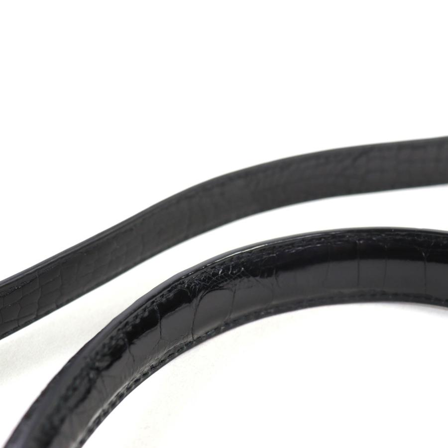 美品◇KWANPEN クワンペン シャイニークロコダイルレザー 2WAY