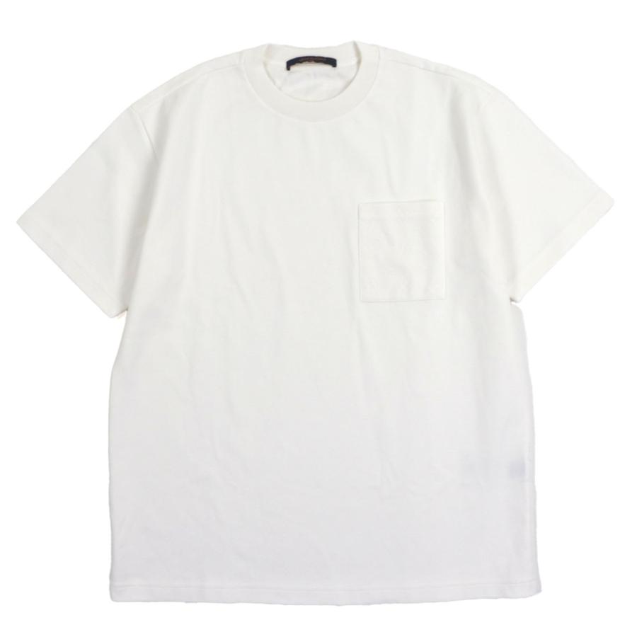 極美品▼LOUIS VUITTON ルイヴィトン 24SS HQY41W モノグラム クルーネック ショートスリーブ 半袖Ｔシャツ ホワイト M 正規品 メンズ LOUIS VUITTON（ルイ・ヴィトン） 極美品▽LOUIS VUITTON 24SS HQY41W