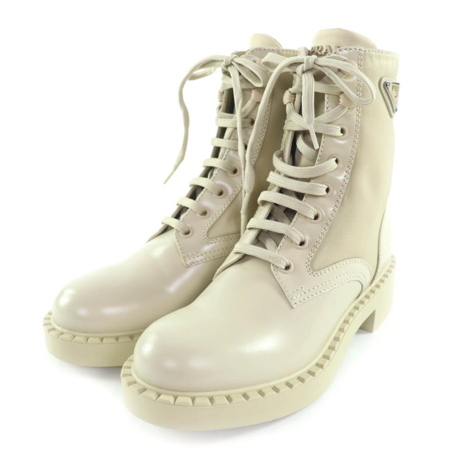 プラダ　ブーツ　1T782M PRADA（プラダ） 極美品☆PRADA 1T782M Re-Nylon トライアングル