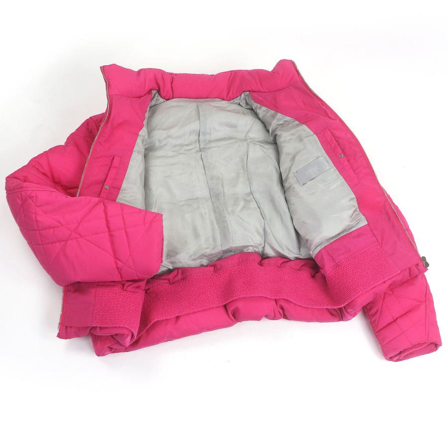 極美品□DIOR ERL ディオール オム イーアールエル 313C418A5704 カナージュ ロゴワッペン パファージャケット 48 イタリア製 正規品の画像