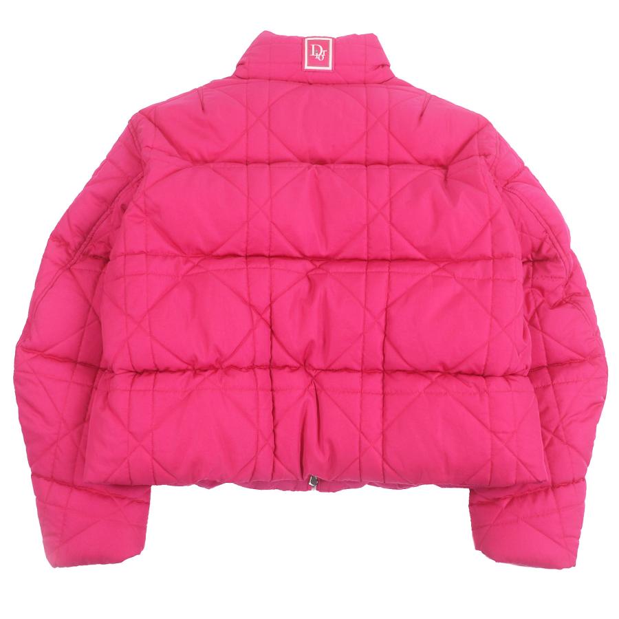 極美品□DIOR ERL ディオール オム イーアールエル 313C418A5704 カナージュ ロゴワッペン パファージャケット 48 イタリア製 正規品の画像