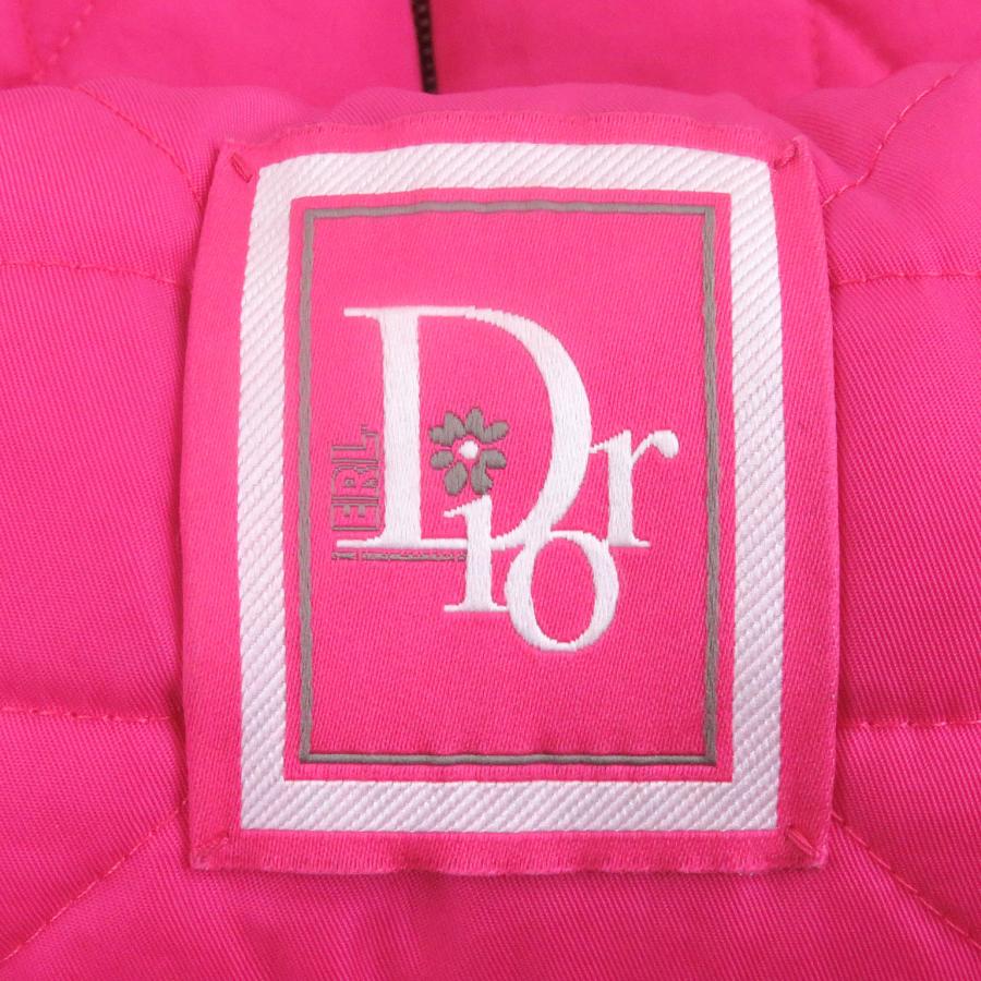 極美品□DIOR ERL ディオール オム イーアールエル 313C418A5704 カナージュ ロゴワッペン パファージャケット 48 イタリア製 正規品の画像