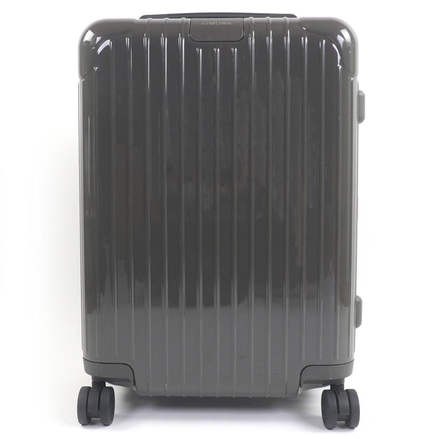 美品□RIMOWA リモワ 832.53.83 エッセンシャル キャビン ポリカーボネート TSAロック搭載 4輪 キャリーバッグ グレーグロス 36L 袋付き RIMOWA（リモワ） 美品□RIMOWA 832.53.83 エッセンシャル キャビン