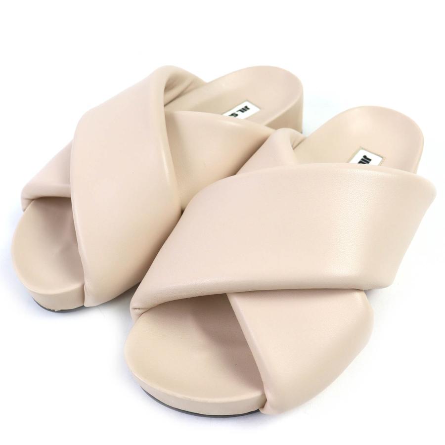 新品未使用 JIL SANDER ジル サンダー クロス ストラップ サンダル