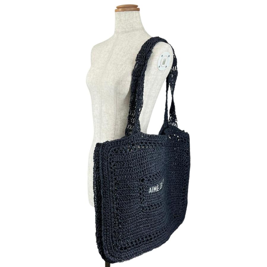 AIMÉ LEON DORE メッシュトートバッグ 極美品△Aime Leon Dore エメ レオン ドレ Crochet Tote Bag メッシュ
