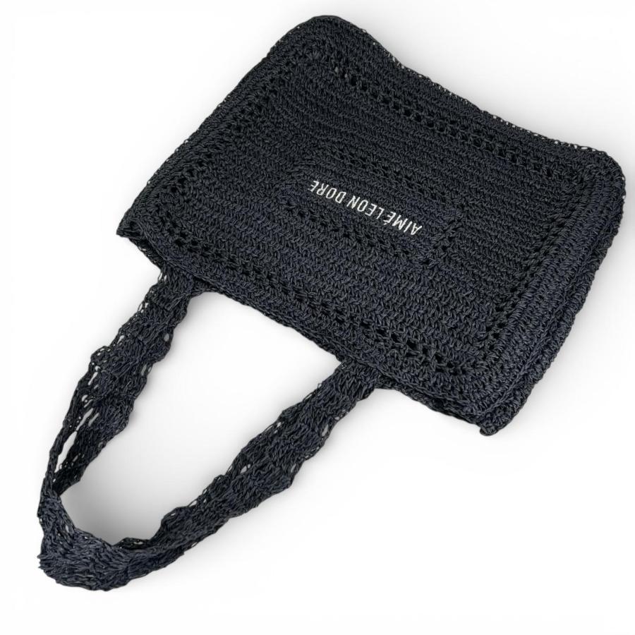 極美品△Aime Leon Dore エメ レオン ドレ Crochet Tote Bag メッシュ