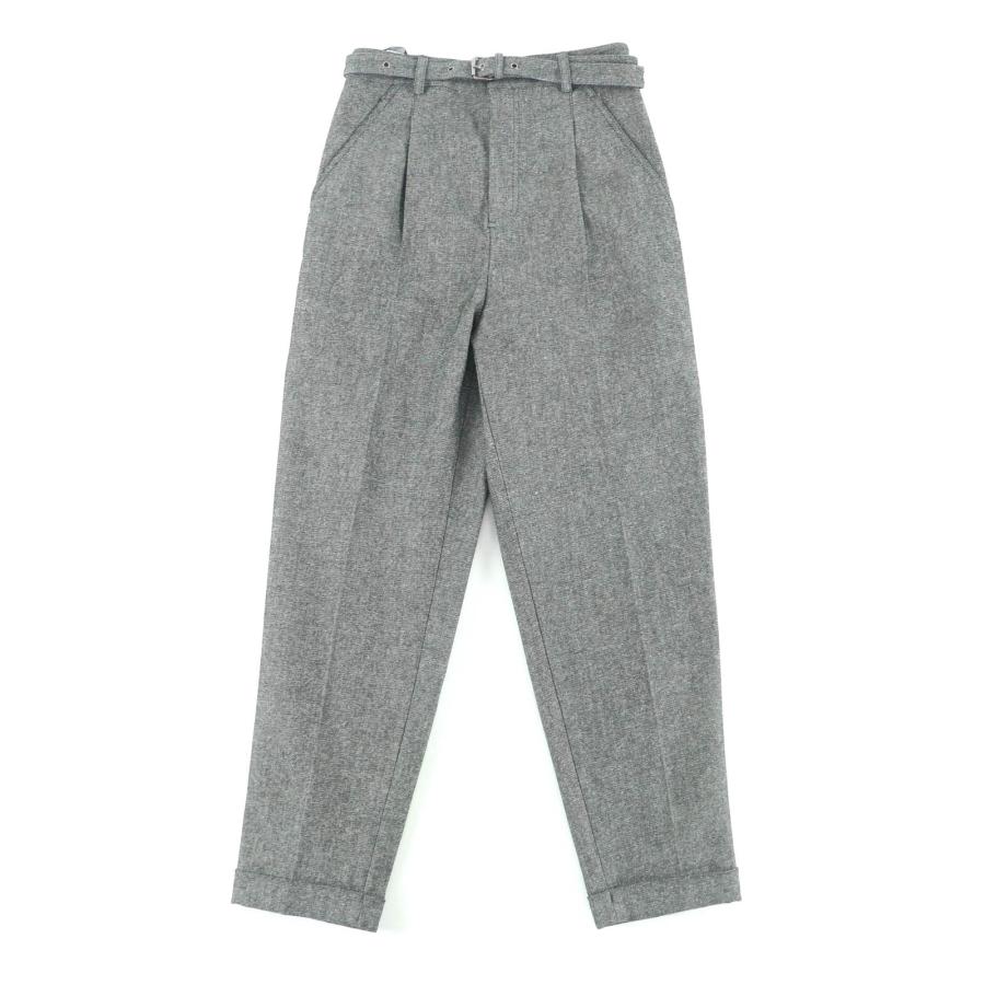 未使用品★Christian Dior クリスチャンディオール 247P69A3439 センタープレス スラックス ベルテッドパンツ グレー 40 伊製 正規品 未使用品☆Christian Dior クリスチャンディオール 247P69A3439