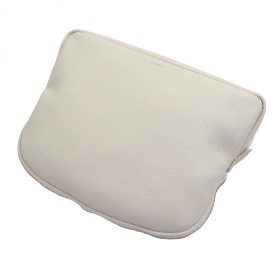 極美品▽THE ROW ザロウ レザー ロゴ入り ポーチ セカンドバッグ