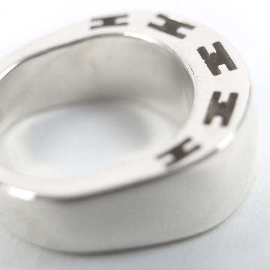 HERMES（エルメス） 美品□HERMES クラルテ SV925 Hロゴ リング 指輪 