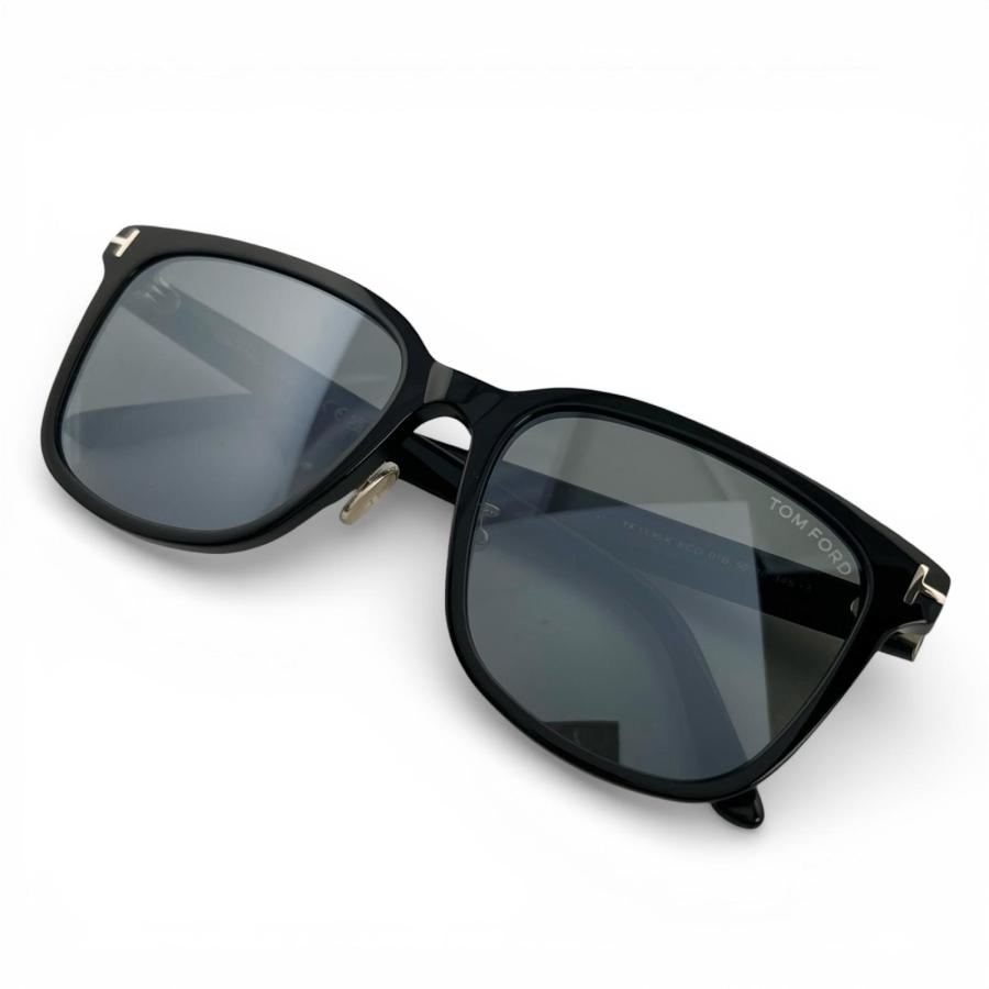 TOM FORD トムフォード サングラス TF1136-K ブラック 美品 美品△TOM FORD トムフォード TF1136-K ウェリントン サングラス