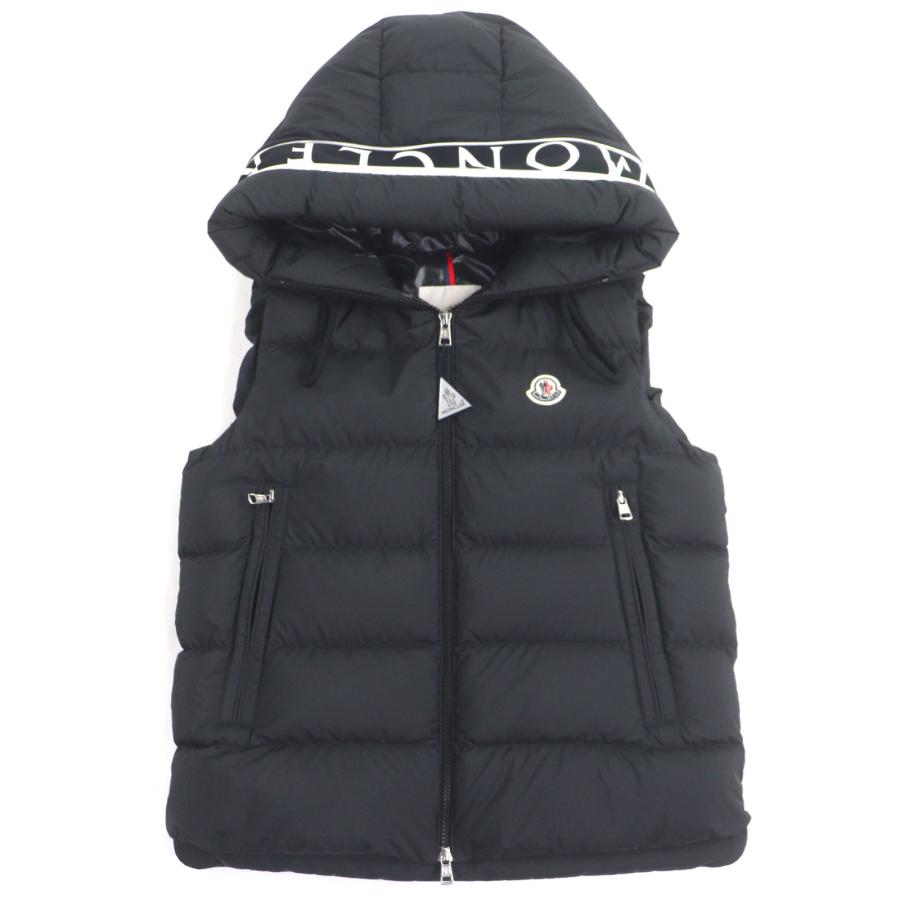 【未使用級】MONCLER GALENE GILET艶ありダウンベストブラック 未使用級】MONCLER GALENE GILET艶ありダウンベストブラック 未使用級
