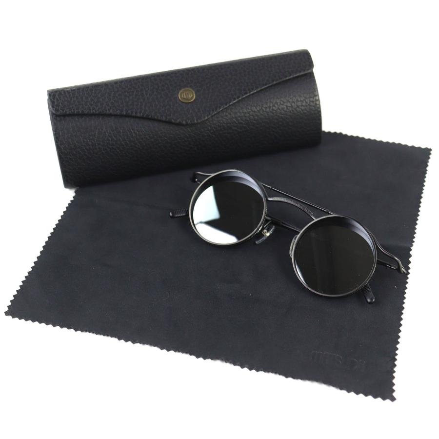 極美品△MATSUDA マツダ 2903H ツーブリッジ ラウンド サングラス アイ