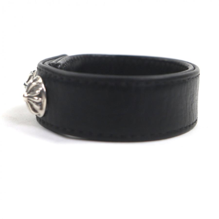 美品▽CHROME HEARTS クロムハーツ 3ボタン2スナップ レザー 925