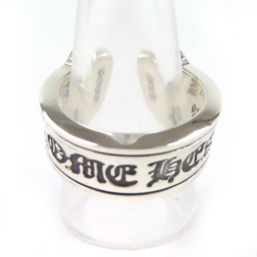 極美品△CHROME HEARTS クロムハーツ LG SCROLL LABEL ラージ