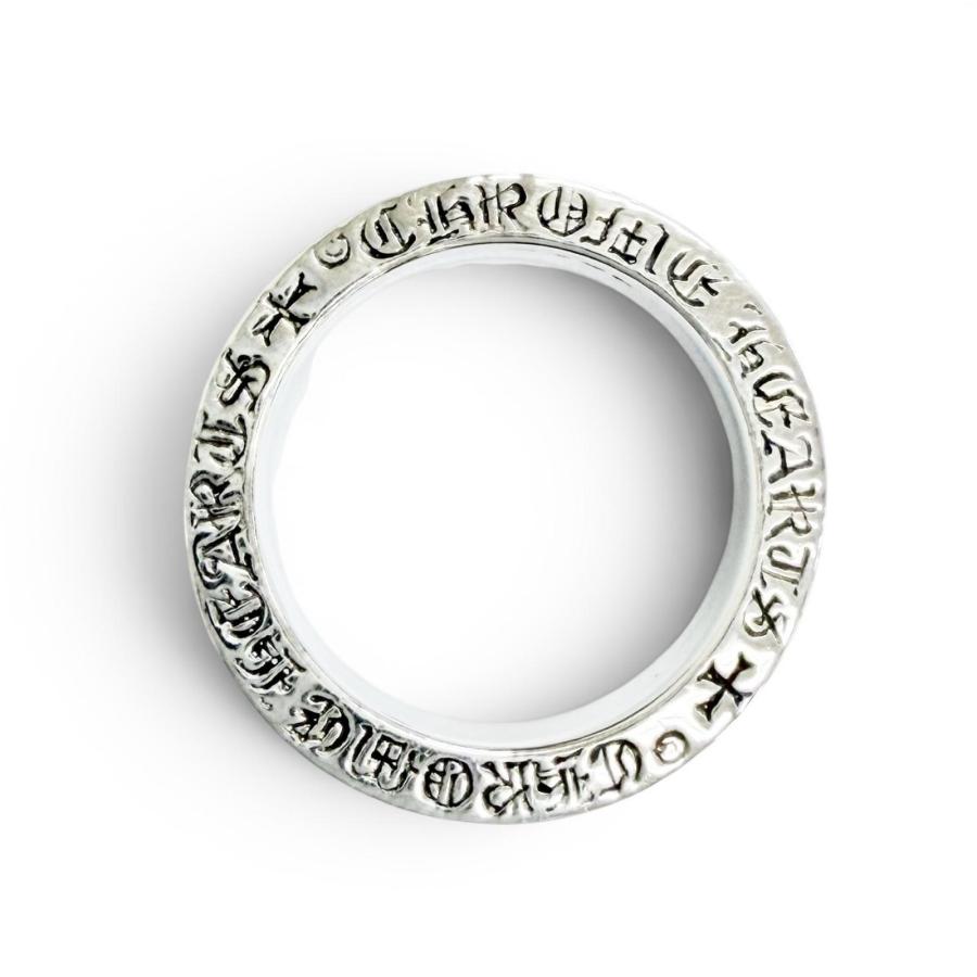 クロムハーツ　シルバー925 リング 極美品△CHROME HEARTS クロムハーツ SPACER PLN 6mm スペーサー