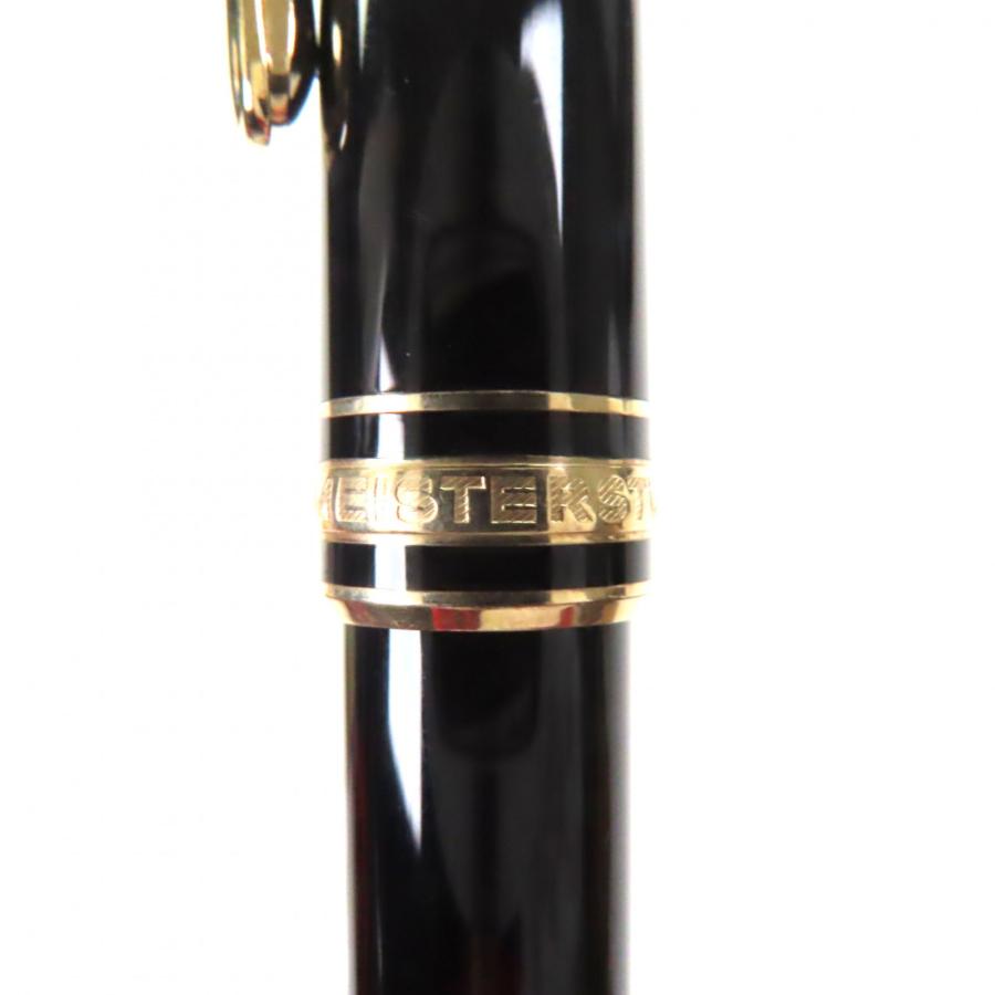 良品▼MONTBLANC モンブラン マイスターシュテュック クラシック ペン先14K ホワイトスター 万年筆 ブラック ゴールド ドイツ製 メンズ_5