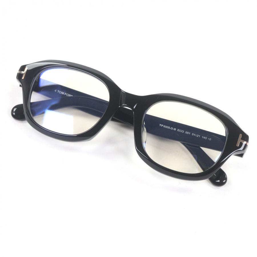 極美品□TOM FORD トムフォード TF6005-D-B ブルーライトカット