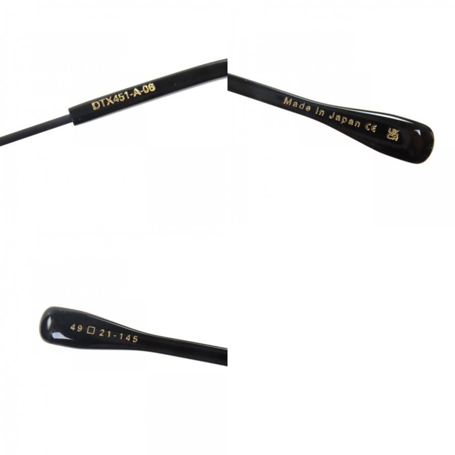 未使用品▼DITA ディータ DTX451-A-06 STATESIDE-FOUR 現行品 メガネ 眼鏡 アイウェア ブラック 49□21-145 デモレンズ 定価114400円_9