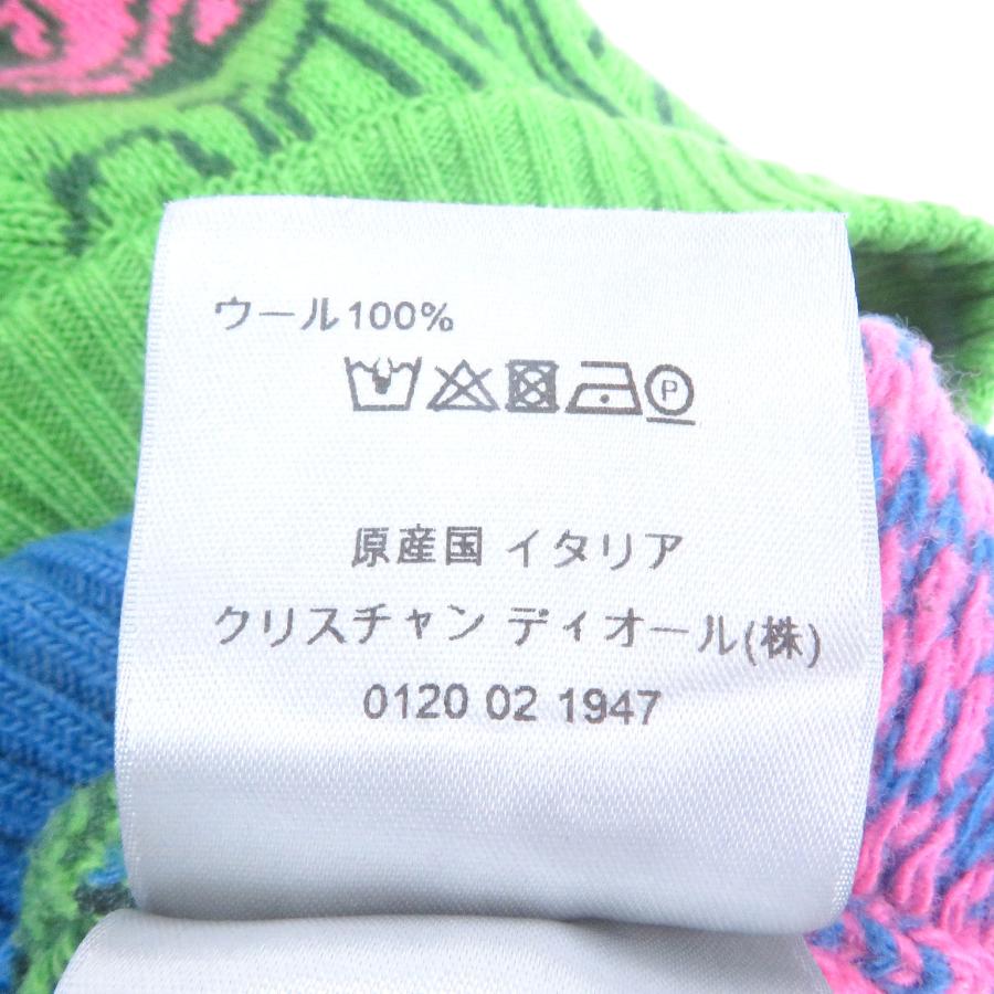 本物 DIOR ディオールSHAWN Oblique ウール ニット ベスト L 極美品□DIOR SHAWN STUSSY ディオール オム ショーンステューシー