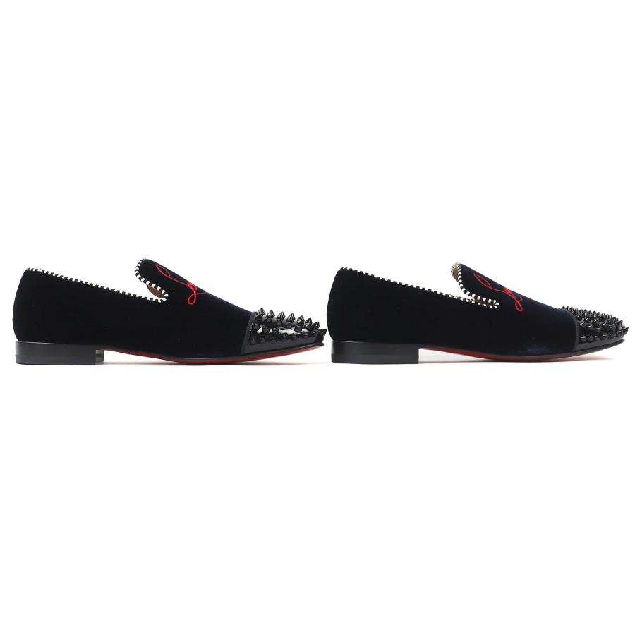極美品△Christian Louboutin クリスチャンルブタン Spooky flat pat 