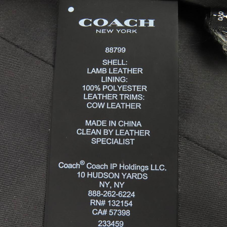 COACH（コーチ） 極美品△COACH 88799 ラムレザー レーサー ジャケット